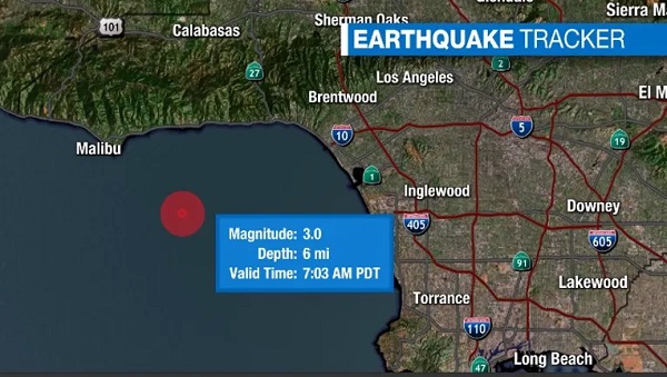 4.7-magnitude earthquake with a center in Malibu was felt throughout Los Angeles